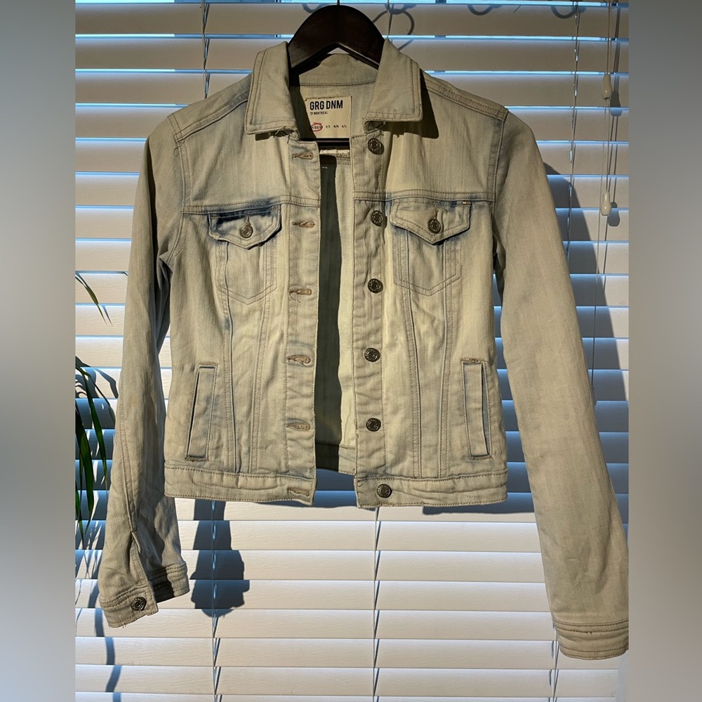 Garage bleach jeans jacket